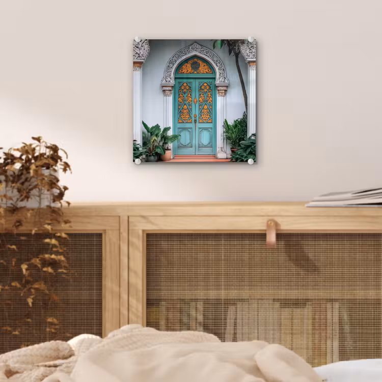 Deur - Patronen - Planten plexiglas 5mm klein -sfeer4