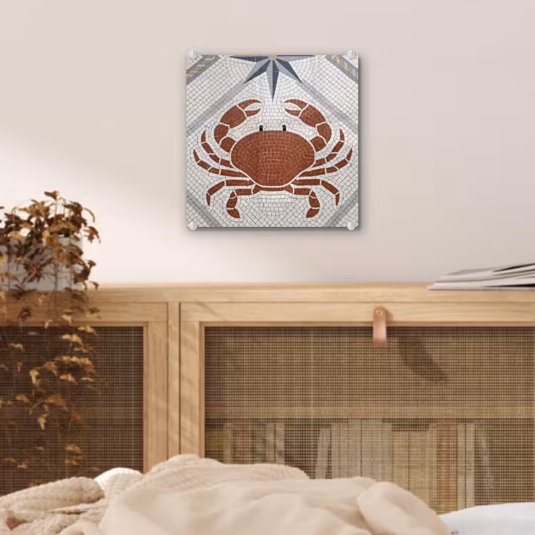 Dier - Mozaïek - Zee - Klassiek - Bruin plexiglas 5mm klein -sfeer4