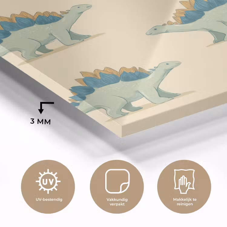 Dino - Patroon - Groen plexiglas 5mm klein 11 -sfeer2