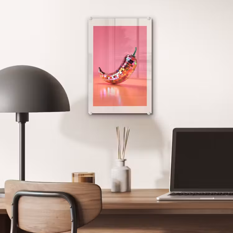 Disco - Peper - Roze plexiglas 5mm klein -sfeer6