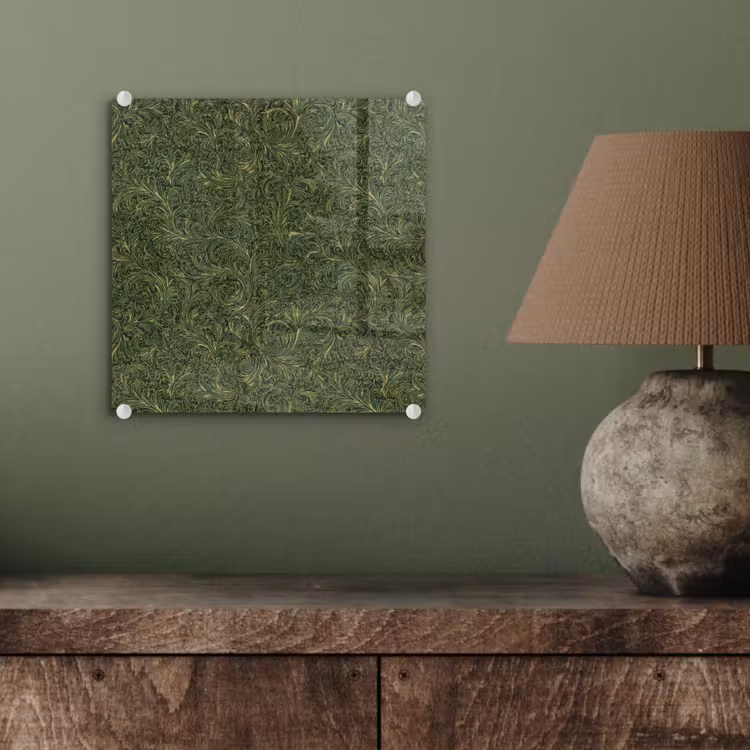 Donker - Groen - Krullend - Botanisch plexiglas 5mm klein 11 -sfeer3
