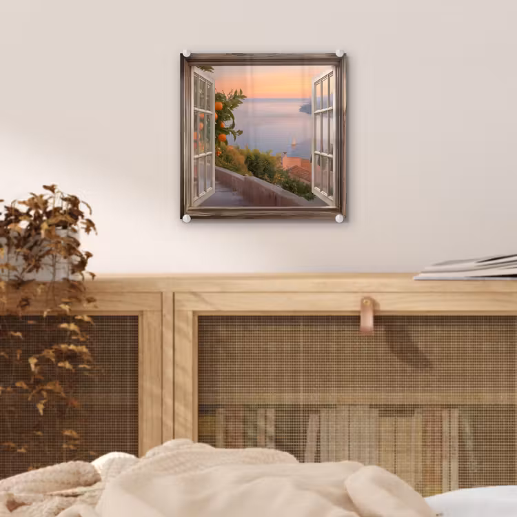 Doorkijk - Uitzicht - Meer - Landschap plexiglas 5mm klein -sfeer4