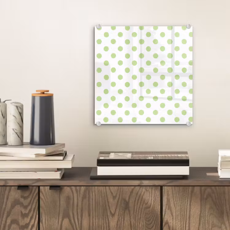 Dots - Klassiek - Groen plexiglas 5mm klein 11 -sfeer1