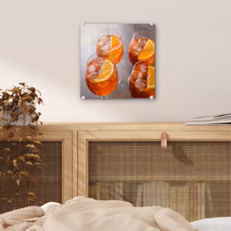 Drank - Sinaasappel - IJs - Zomer - Oranje plexiglas 5mm klein -sfeer4