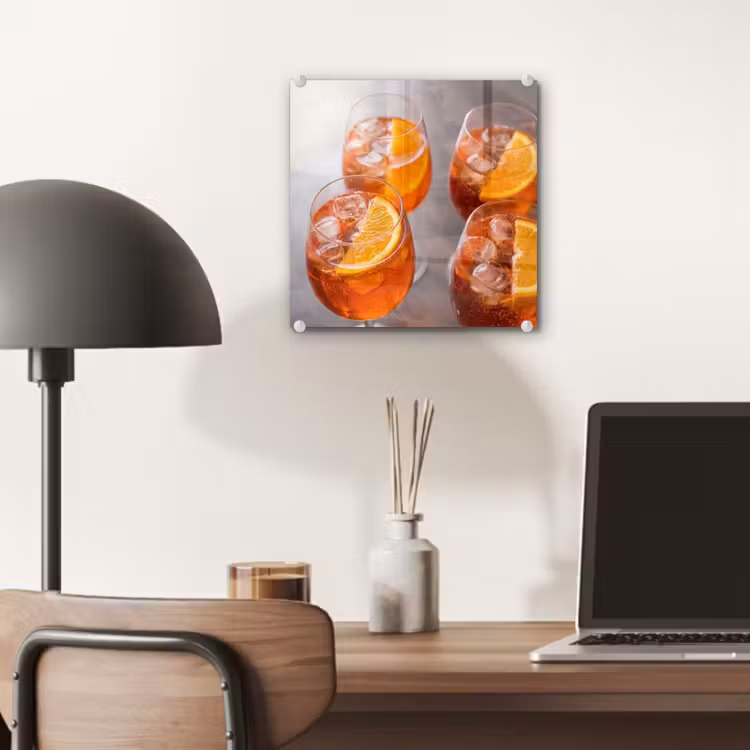 Drank - Sinaasappel - IJs - Zomer - Oranje plexiglas 5mm klein -sfeer6