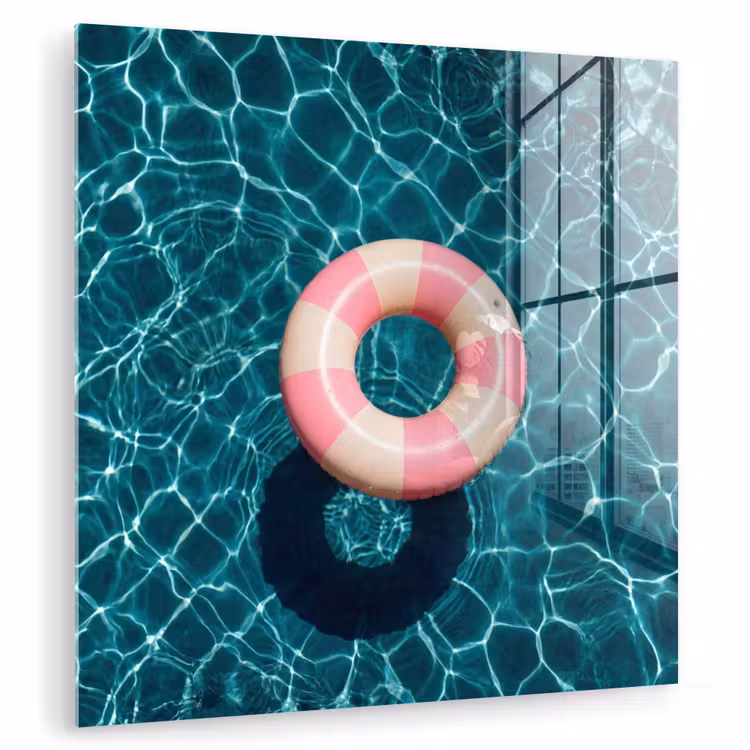 Drijvend - Zwemband - Water plexiglas 5mm klein -zzzproduct_nieuw