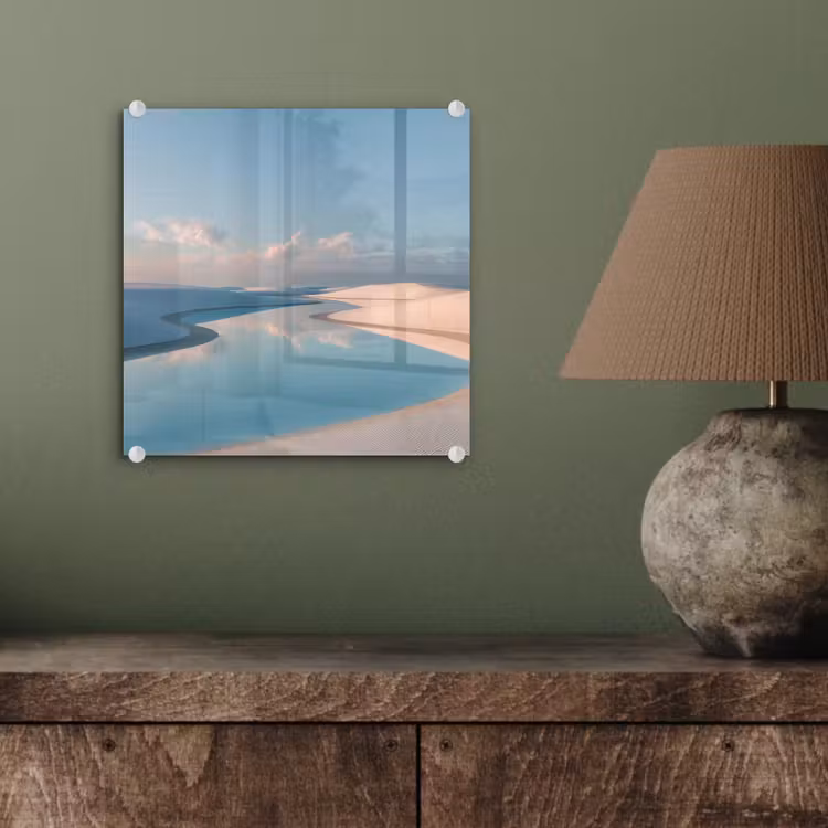 Duinen - Waterplas - Oneindige rust plexiglas 5mm klein -sfeer3