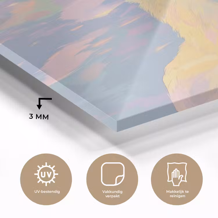 Eend - Zonnebril - Water plexiglas 5mm klein -sfeer2