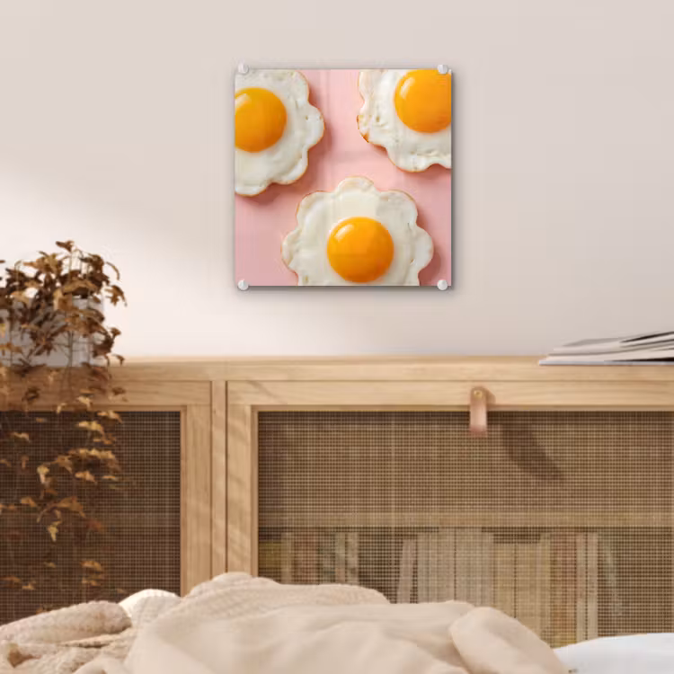 Eieren - Bloem - Roze plexiglas 5mm klein -sfeer4