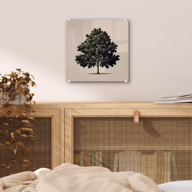 Eikenboom - Schaduw - Egaal plexiglas 5mm klein -sfeer4