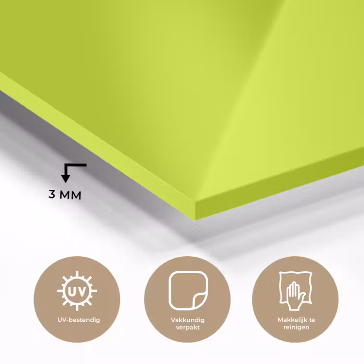 Electric - Lemon - Geel plexiglas 5mm klein 11 -sfeer2