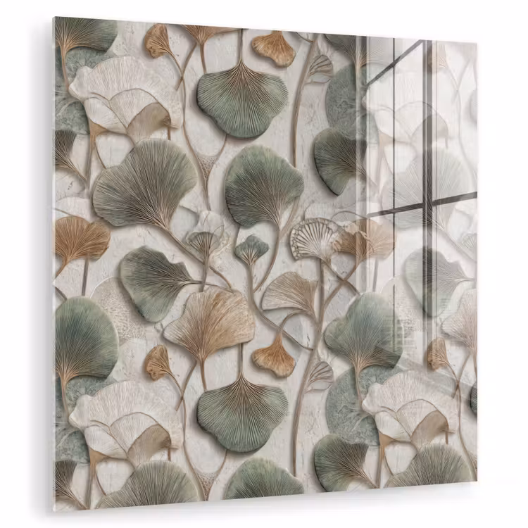 Elegant - Bladeren - Groen plexiglas 5mm klein 11 -zzzproduct_nieuw