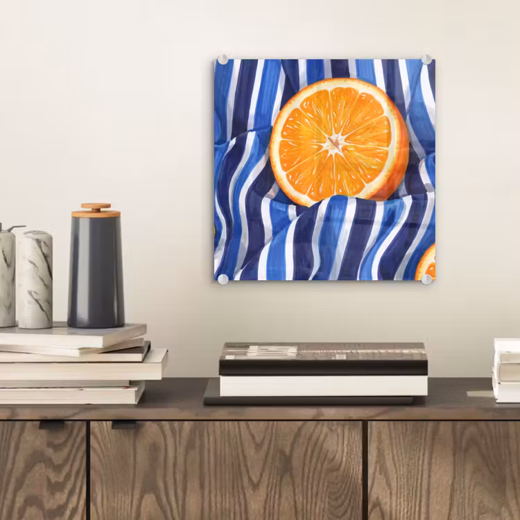 Glas schilderij - Eten - Fruit - Oranje - Eten - Fruit - Oranje plexiglas 5mm klein