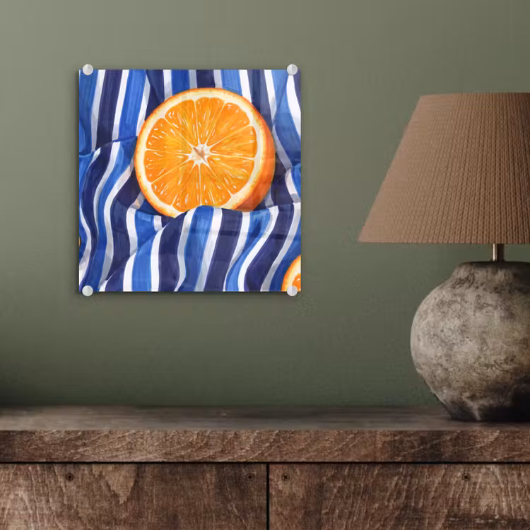 Glas schilderij - Eten - Fruit - Oranje - Eten - Fruit - Oranje plexiglas 5mm klein