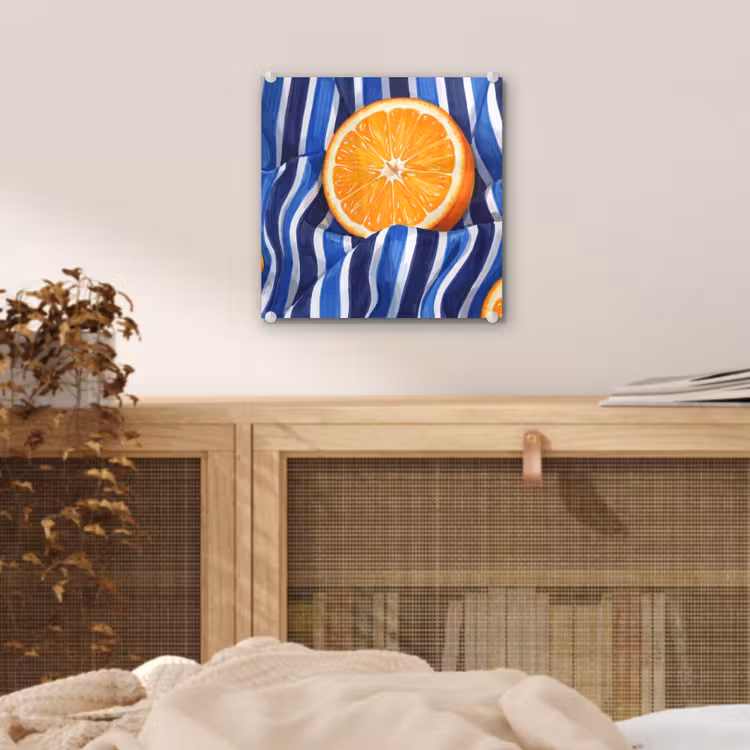 Glas schilderij - Eten - Fruit - Oranje - Eten - Fruit - Oranje plexiglas 5mm klein