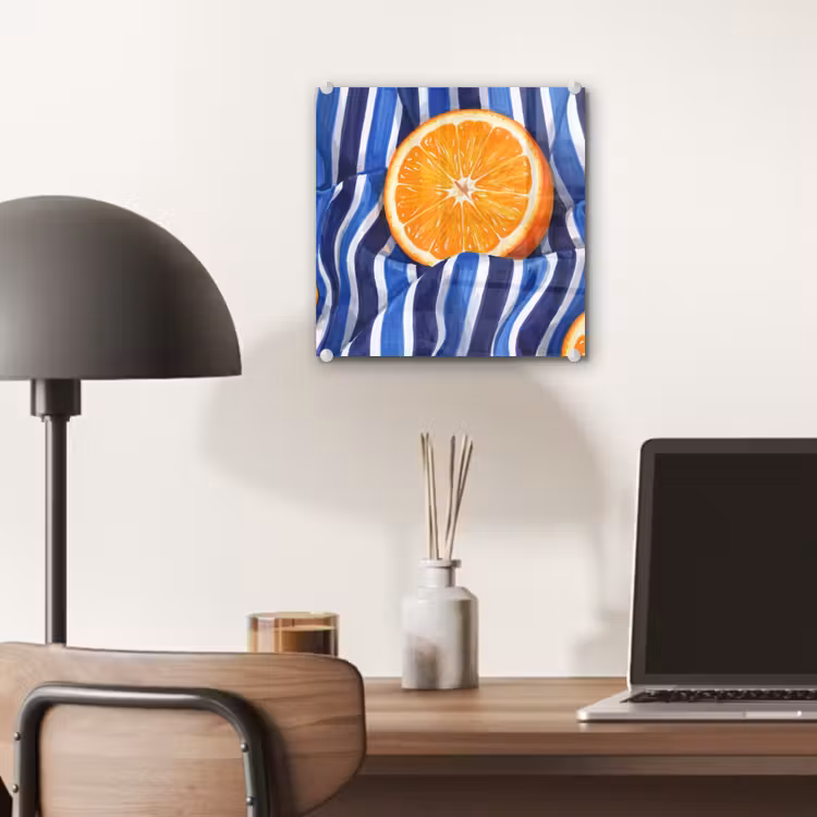 Glas schilderij - Eten - Fruit - Oranje - Eten - Fruit - Oranje plexiglas 5mm klein