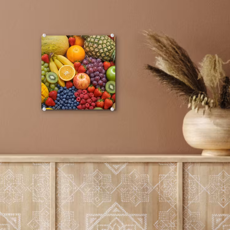 Eten - Fruit - Vers - Kleurrijk - Voeding plexiglas 5mm klein -sfeer5