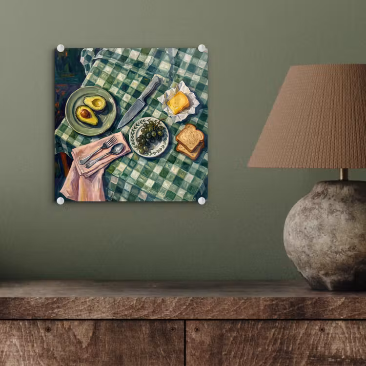 Eten - Ontbijt - Tafel - Modern - Groen plexiglas 5mm klein -sfeer3
