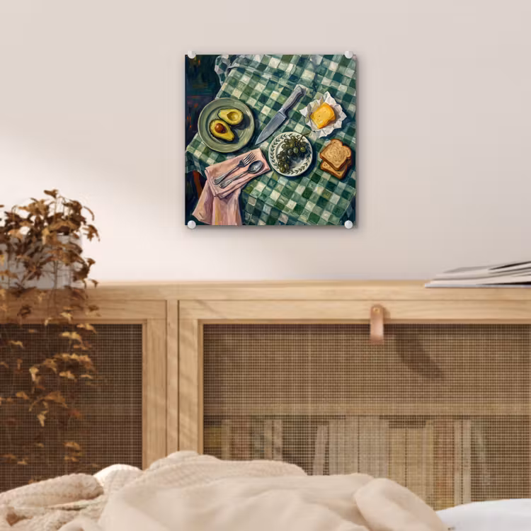 Eten - Ontbijt - Tafel - Modern - Groen plexiglas 5mm klein -sfeer4