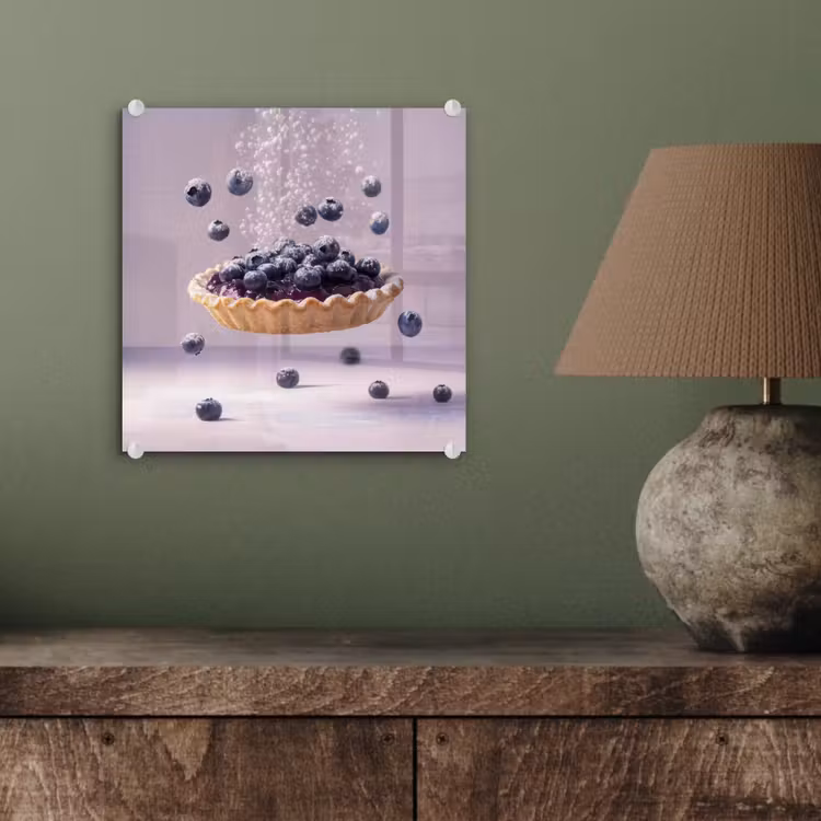 Eten - Taart - Bessen - Blauw plexiglas 5mm klein -sfeer3
