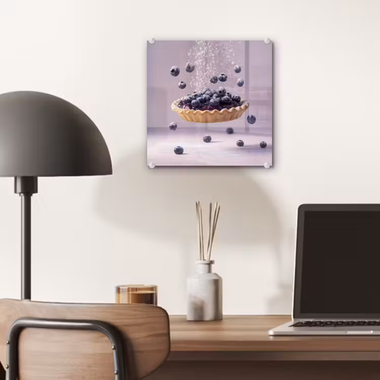 Eten - Taart - Bessen - Blauw plexiglas 5mm klein -sfeer6