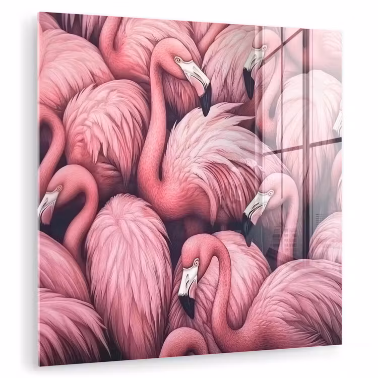 Flamingo - Roze - Dieren plexiglas 5mm klein -zzzproduct_nieuw