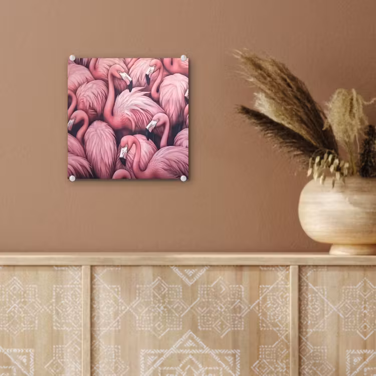 Flamingo - Roze - Dieren plexiglas 5mm klein -sfeer5
