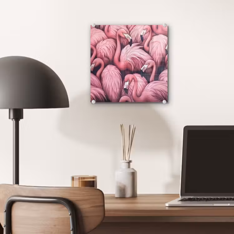 Flamingo - Roze - Dieren plexiglas 5mm klein -sfeer6