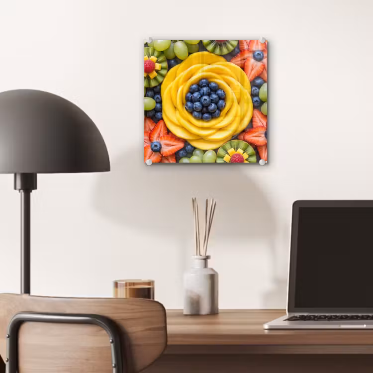 Fruit - Arrangement - Gezond - Kleurrijk - Eten plexiglas 5mm klein -sfeer6
