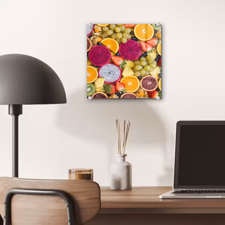 Fruit - Assortiment - Kleurrijk - Gezondheid plexiglas 5mm klein -sfeer6