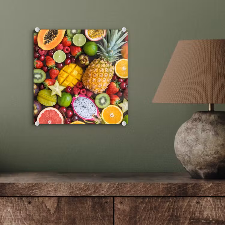 Fruit - Assortiment - Vers - Gezond - Kleurrijk plexiglas 5mm klein -sfeer3