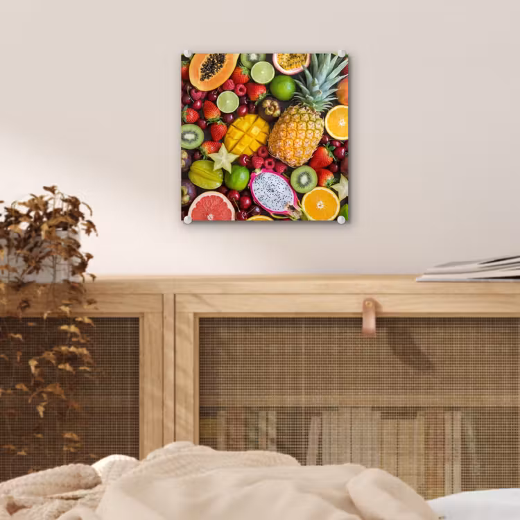 Fruit - Assortiment - Vers - Gezond - Kleurrijk plexiglas 5mm klein -sfeer4