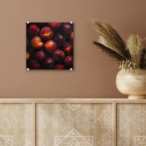 Fruit - Close up - Nectarines plexiglas 5mm klein -sfeer5