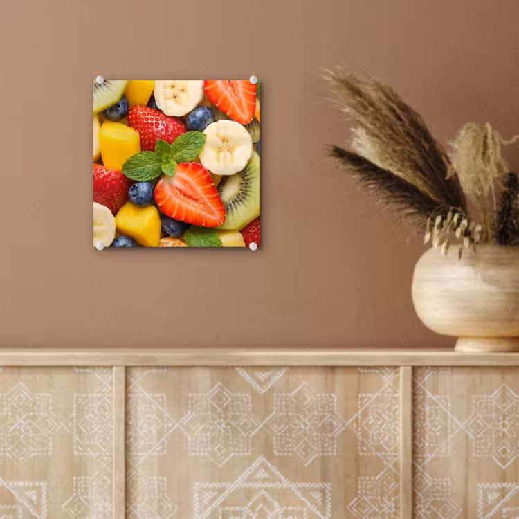 Fruit - Plakjes - Eten - Kleurrijk plexiglas 5mm klein -sfeer5