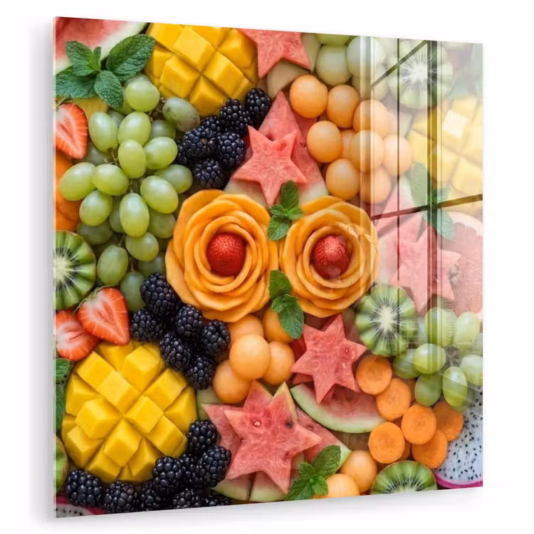 Fruit - Variatie - Kleurrijk - Vers - Eten plexiglas 5mm klein -zzzproduct_nieuw