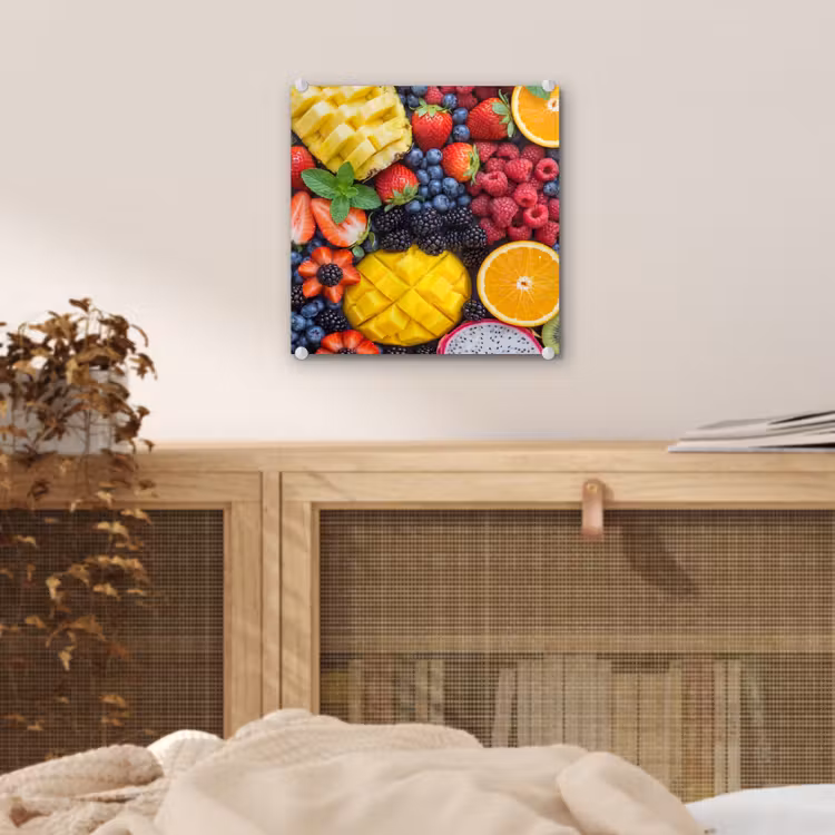 Fruit - Vers - Kleurrijk - Eten plexiglas 5mm klein -sfeer4