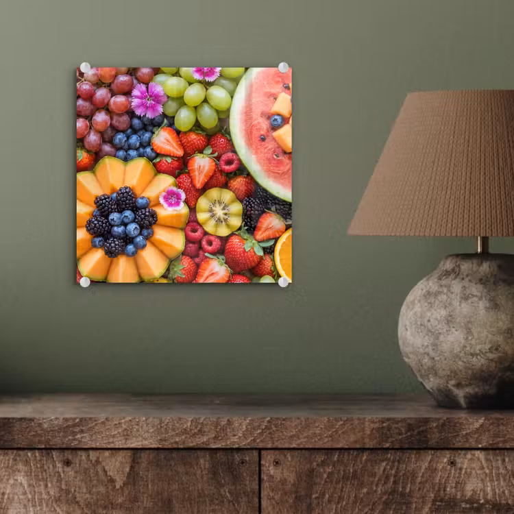 Fruit - Vers - Variatie - Eten - Kleurrijk plexiglas 5mm klein -sfeer3