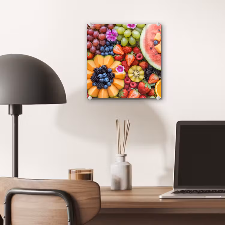 Fruit - Vers - Variatie - Eten - Kleurrijk plexiglas 5mm klein -sfeer6