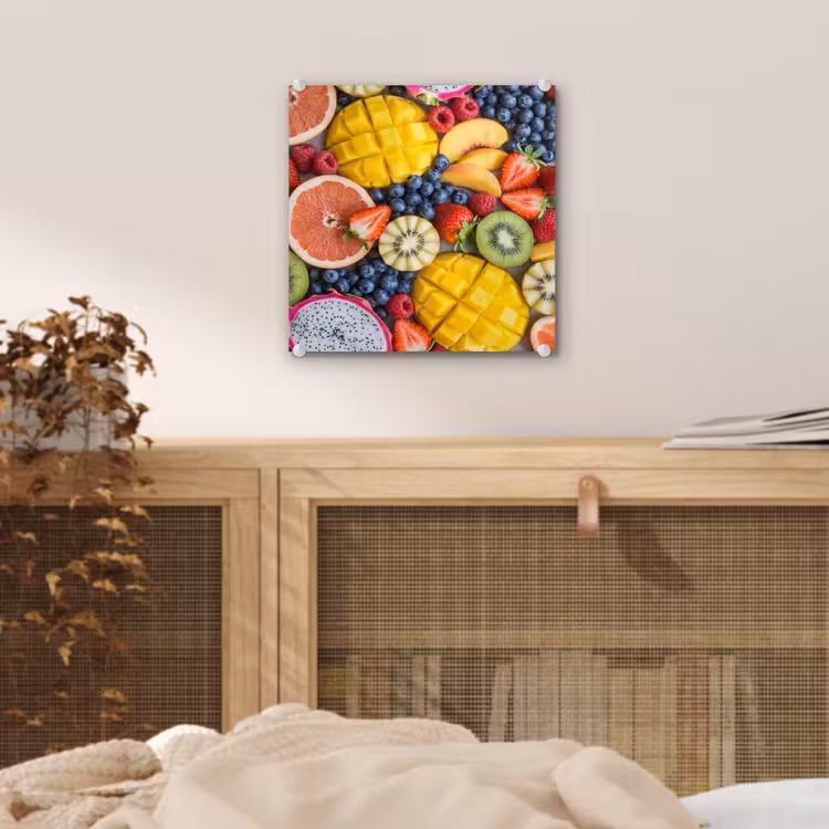 Fruit - Versneden - Kleurrijk - Eten - Gezond plexiglas 5mm klein -sfeer4