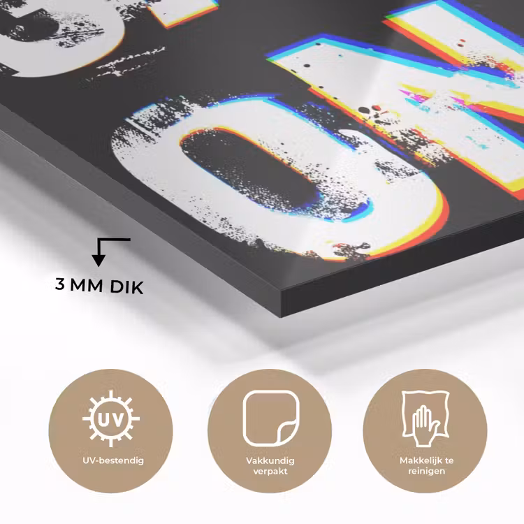 Gaming - Game - Spreuken - Quotes - Game on plexiglas 5mm klein -sfeer2