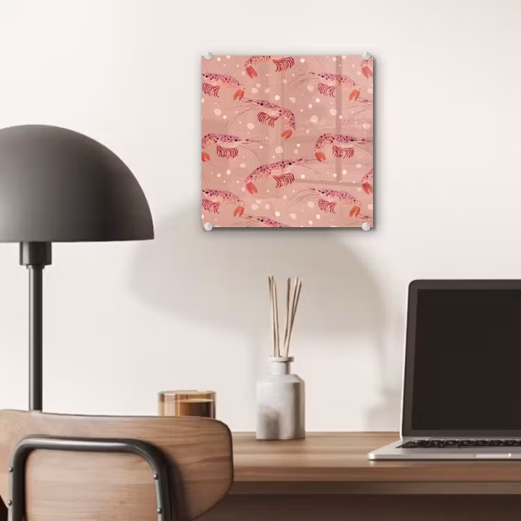 Garnalen - Stippen - Roze plexiglas 5mm klein 11 -sfeer6