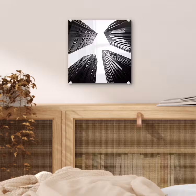 Gebouwen - Lucht - Zwart plexiglas 5mm klein -sfeer4