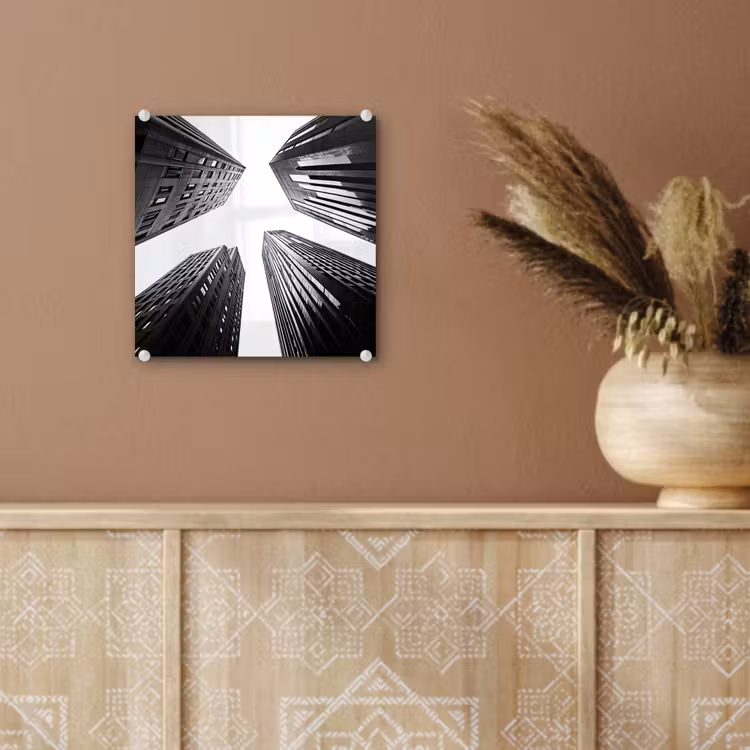 Gebouwen - Lucht - Zwart plexiglas 5mm klein -sfeer5