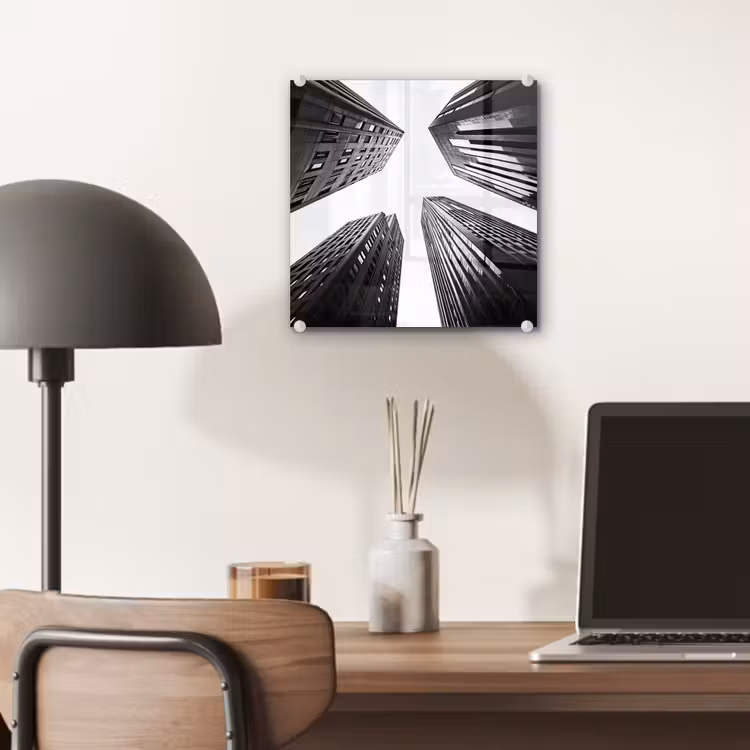 Gebouwen - Lucht - Zwart plexiglas 5mm klein -sfeer6