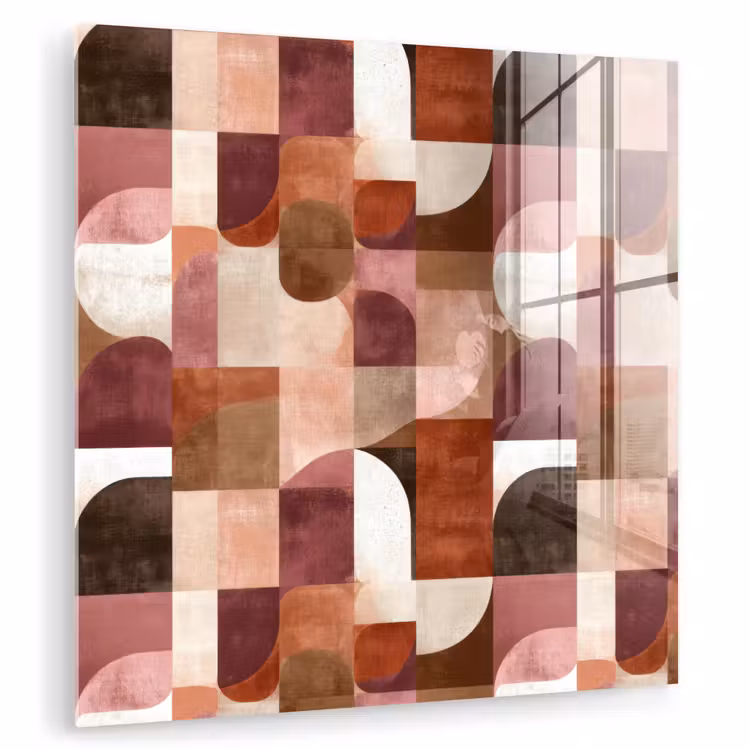 Geometrie - Modern - Retro plexiglas 5mm klein 11 -zzzproduct_nieuw