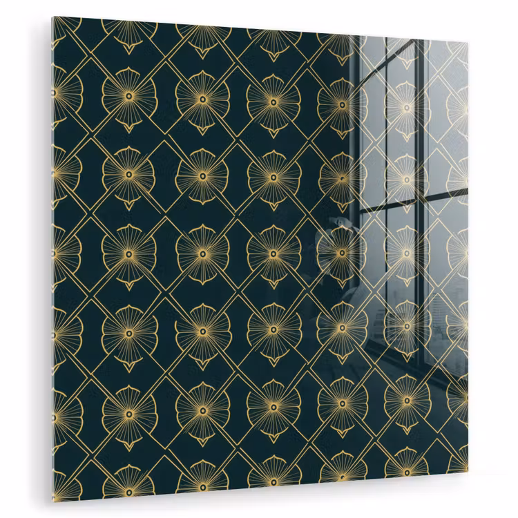 Geometrisch - Elegant - Groen plexiglas 5mm klein 11 -zzzproduct_nieuw