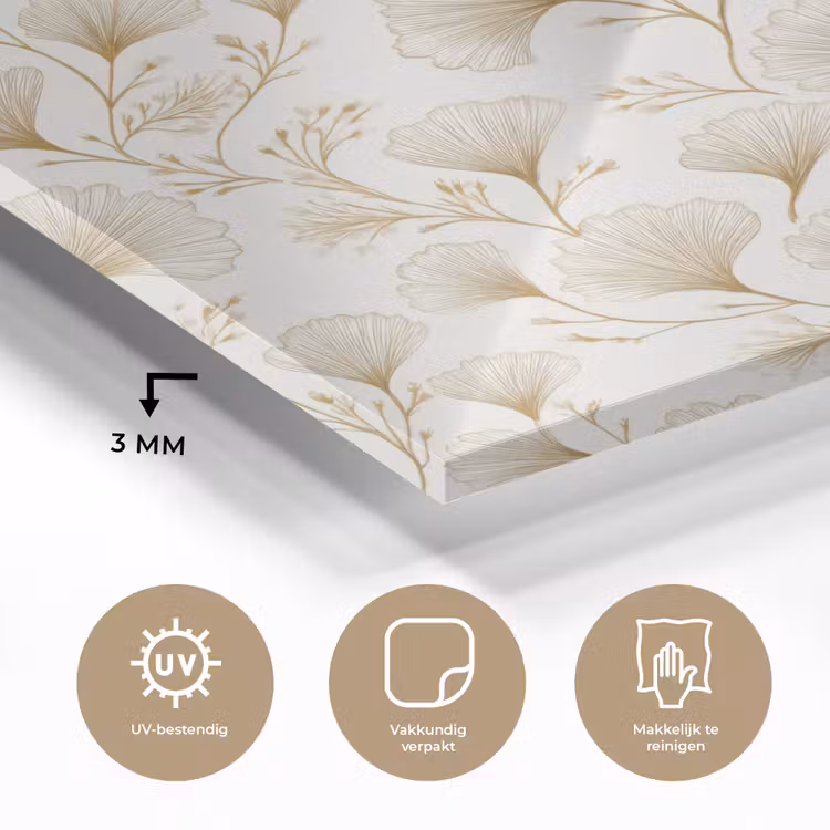 Ginkgo - Takken - Goud plexiglas 5mm klein 11 -sfeer2