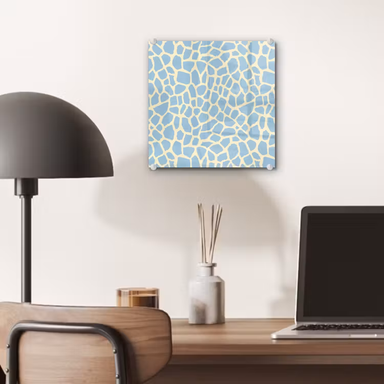 Giraf - Modern - Blauw plexiglas 5mm klein 11 -sfeer6