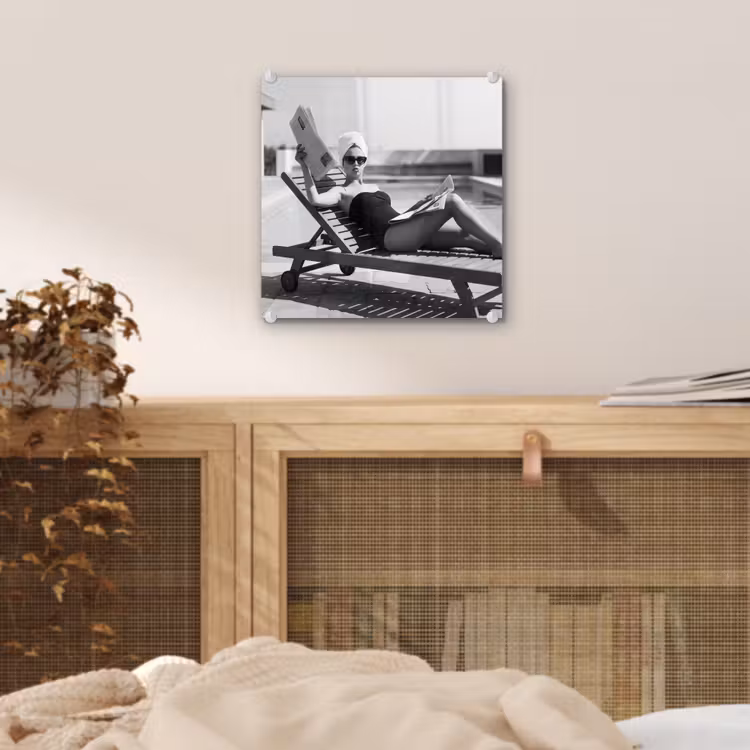 Glamour - Modern - Zwart - Wit plexiglas 5mm klein -sfeer4