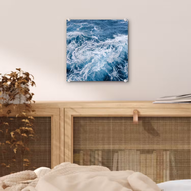 Golven - Oceaan - Blauw plexiglas 5mm klein -sfeer4